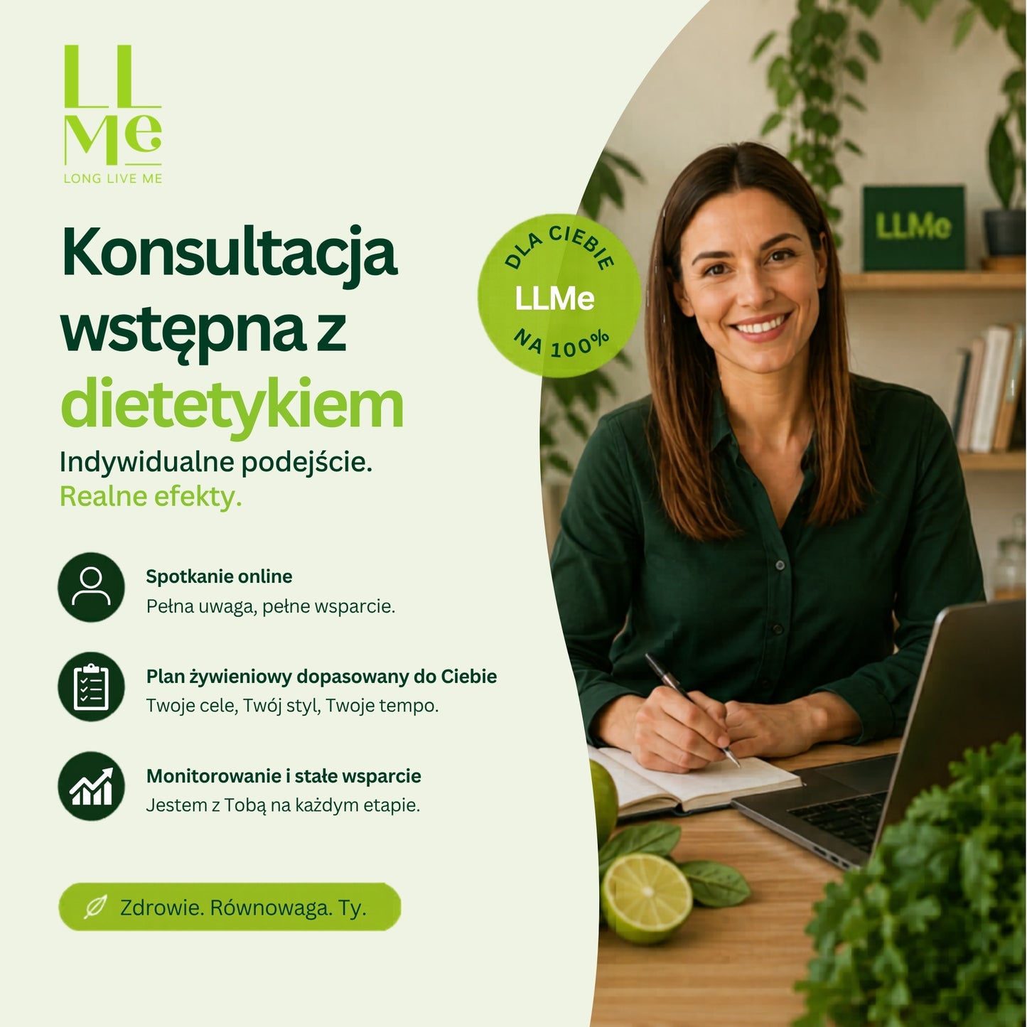 Konsultacja wstępna z dietetykiem (~60 min)